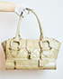 Manor, £185, Handbags, Beige, Leather, Front view